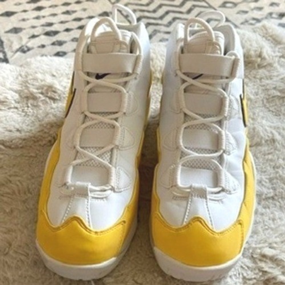 Nike‎ Air Max Uptempo 95 White University Gold Amarillo CK0892-102 Mens 11 - Picture 3 of 7